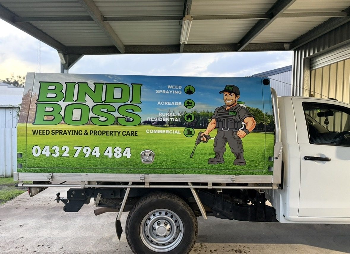 Bindi Boss truck after the wrap