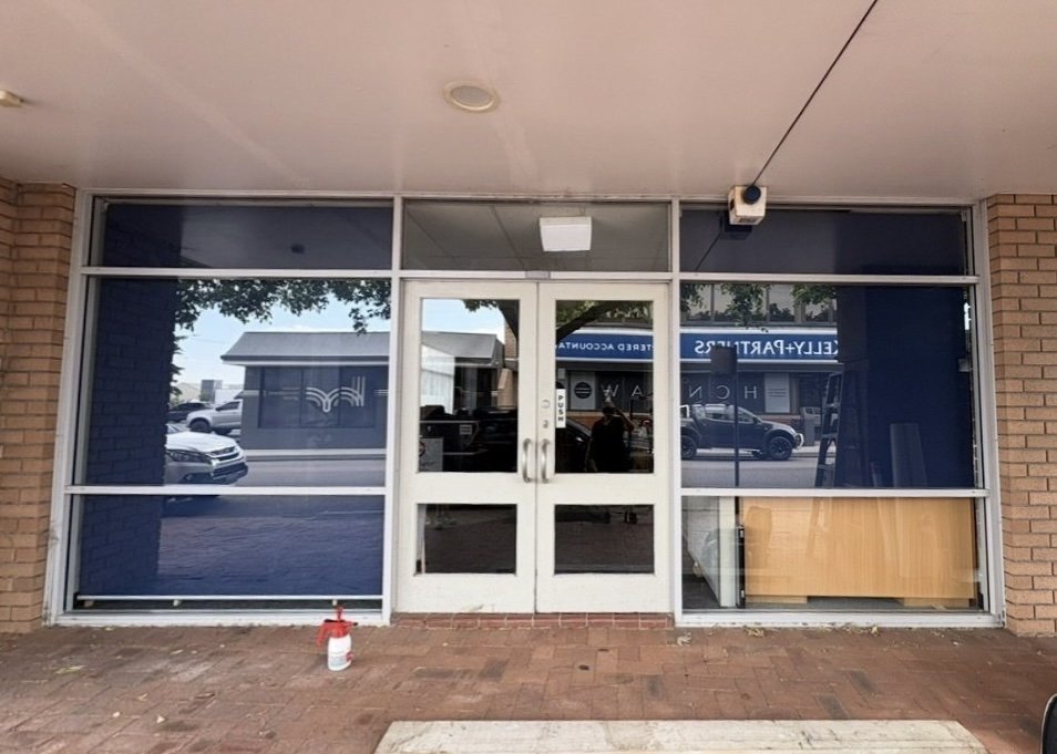 Shopfront before signage