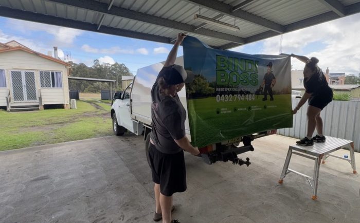 CK Signcoe fitting a vehicle wrap